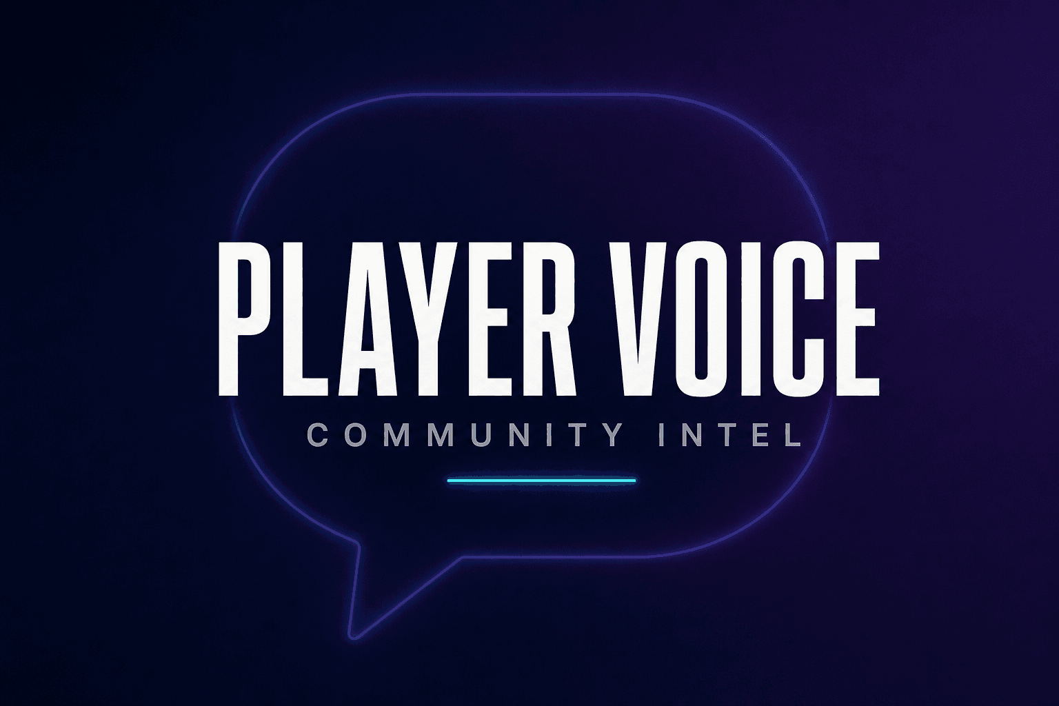 Player Voice — Weekly Community Intel